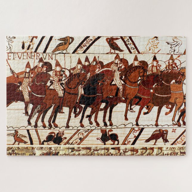 QUEBRA-CABEÇA BAYEUX TAPESTRY NORMAN ARMY, KNIGHTS HORSEBACK (Horizontal)