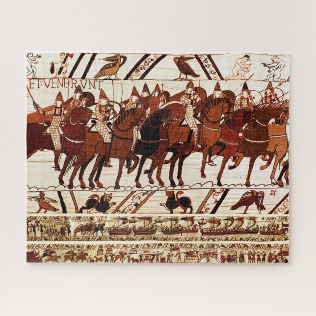 QUEBRA-CABEÇA BAYEUX TAPESTRY NORMAN ARMY, KNIGHTS HORSEBACK JI (Horizontal)