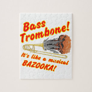Quebra-cabeça Bazooka baixo do Musical do Trombone