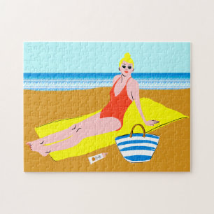 Quebra-cabeça Beachy Keen - Amarelo