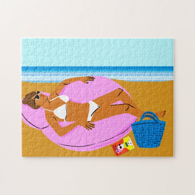 Quebra-cabeça Beachy Keen - Rosa (Horizontal)