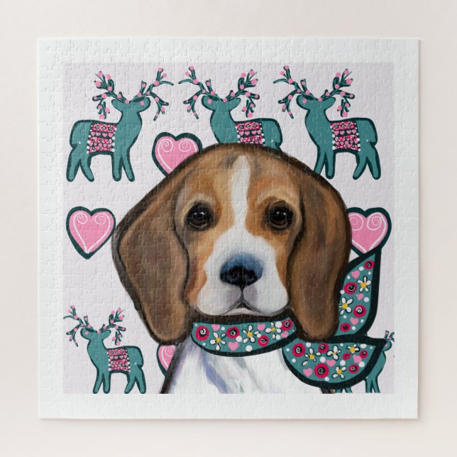 Quebra-cabeça Beagle      (Vertical)