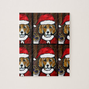 QUEBRA-CABEÇA BEAGLE NATAL