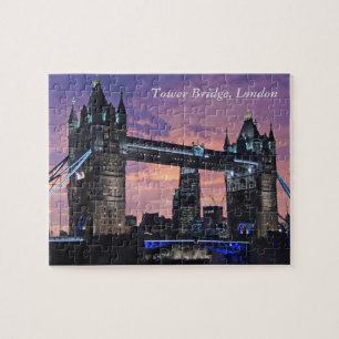 Quebra-cabeça Beautiful London Tower Bridge at Night