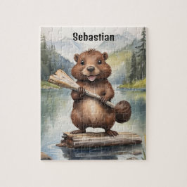 Quebra-cabeça Beaver Crianças Personalizadas