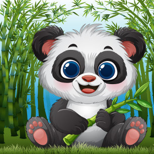 Quebra-cabeça Bebê Panda