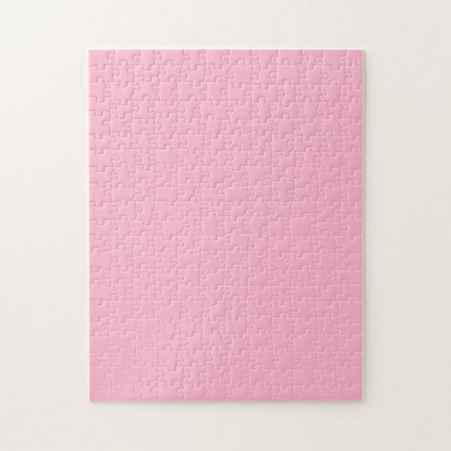 Quebra-cabeça Bebê rosa (cor sólida)  (Vertical)