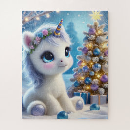 Quebra-cabeça Bebê Unicorn Natal