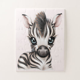Quebra-cabeça Bebê Zebra Adorável