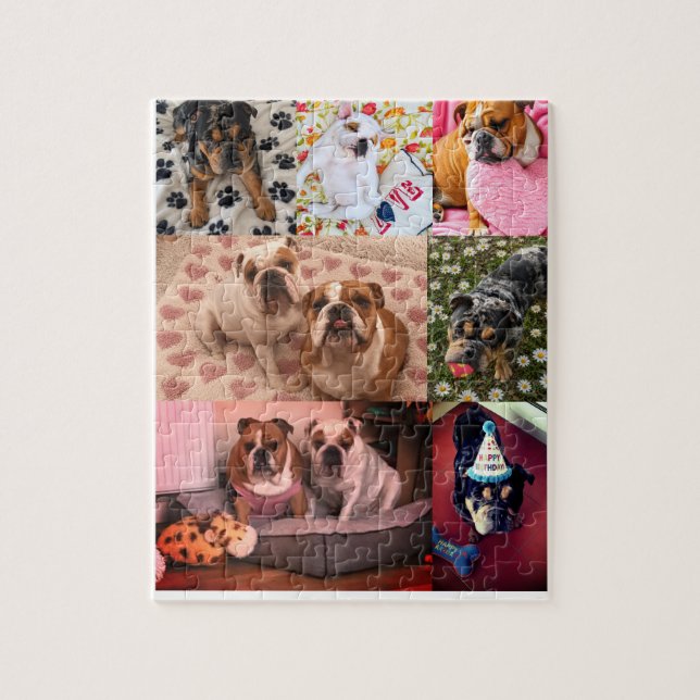 QUEBRA-CABEÇA BEBÊS DE PELÚCIA PERSONALIZADOS (Vertical)