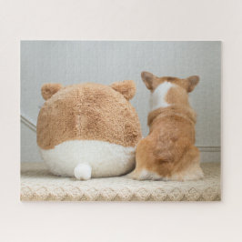 Quebra-cabeça Bebês Mais Pobres | Corgi & Plush Puppy