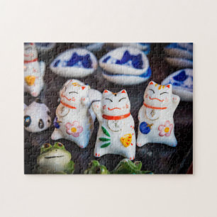 Quebra-cabeça Beckoning - figurinos de gatos