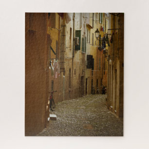 Quebra-cabeça Beco escuro em Nápoles, Italia