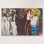 Quebra-cabeça Beethoven Frieze (detalhe), Gustav Klimt<br><div class="desc">Gustav Klimt (14 de julho de 1862 - 6 de fevereiro de 1918) foi um pintor simbólico austríaco e um dos membros mais proeminentes do movimento Secessão de Viena. Klimt é notado por suas pinturas, murais, esboços, e outros objetos de arte. Além de suas obras figurativas, que incluem alegorias e...</div>