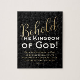 Quebra-cabeça BEHOLD! O Reino de Deus Escritura Christian Jig