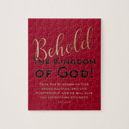 Quebra-cabeça BEHOLD! O Reino de Deus Escritura Cristã