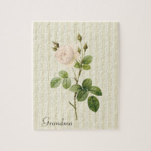 Quebra-cabeça Beige Floral