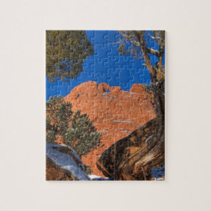 Quebra-cabeça Beijando os camelos quadro pela árvore 01