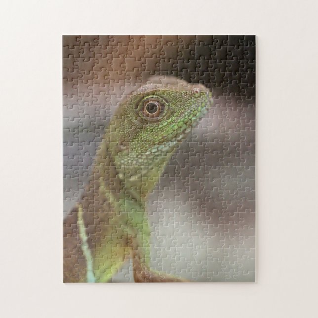 Quebra-cabeça beijo de Iguana (Vertical)