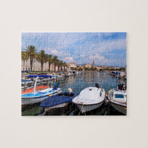 Quebra-cabeça Beira-rio de Riva, separação, Croatia