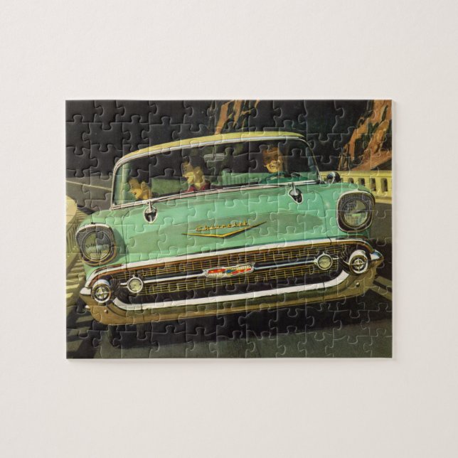 Quebra-cabeça Bel Air 1957 de Chevy (Horizontal)