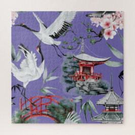 Quebra-cabeça Bela ave Japonesa