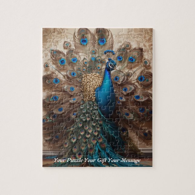 Quebra-cabeça Bela Bótula Bócio Pavão (Vertical)