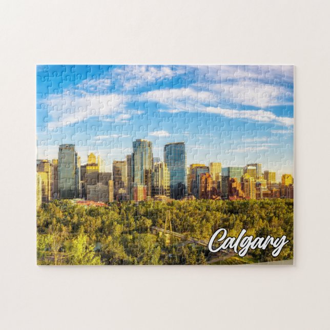 Quebra-cabeça Bela Calgary, Alberta, Canadá (Horizontal)
