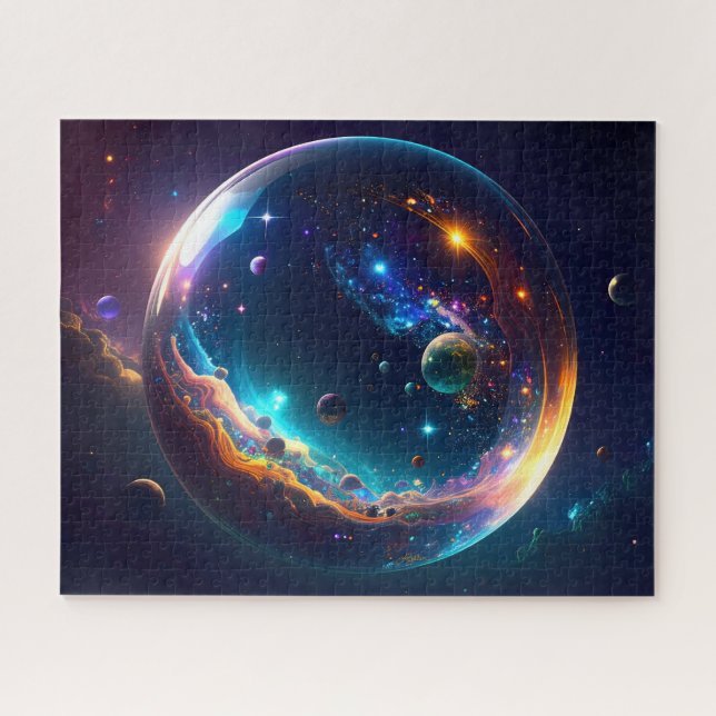 Quebra-cabeça Bela Cósmica Galaxy Fantasy Art (Horizontal)