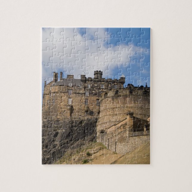 Quebra-cabeça Bela famosa gigante Castelo de Edimburgo em (Vertical)