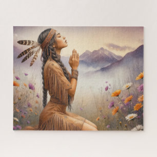 Quebra-cabeça Bela Mulher Nativa Americana/Herança