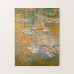 Quebra-cabeça Belas artes 1908 dos lírios de água de Monet