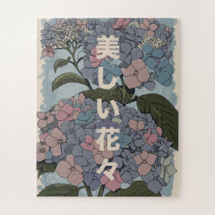 Quebra-cabeça Belas Flores Japonesas