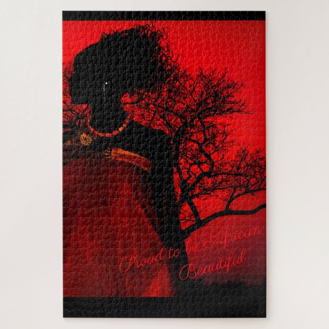 QUEBRA-CABEÇA BELEZA AFRICANA (Vertical)