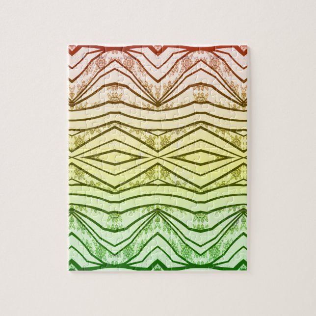 Quebra-cabeça Beleza tribal do impressão da música de Rasta da (Vertical)