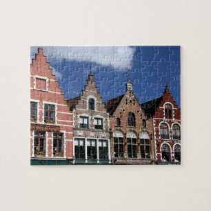 Quebra-cabeça Bélgica, Brugge (também Brug ou Bruge). UNESCO 2