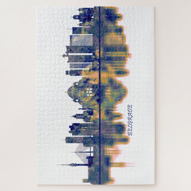 Quebra-cabeça Belgrado Skyline (Vertical)