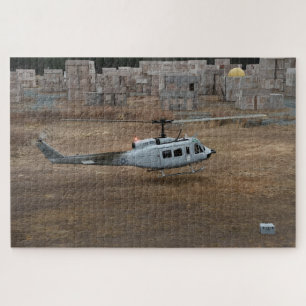 Quebra-cabeça Bell UH-1H Huey com AACUS