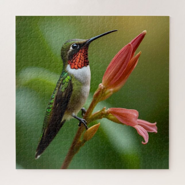 Quebra-cabeça Belo beija-flor (Horizontal)