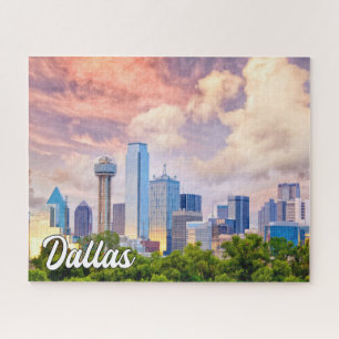 Quebra-cabeça Belo Centro Dallas, Texas, EUA