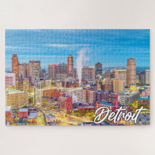 Quebra-cabeça Belo Detroit, Michigan, EUA