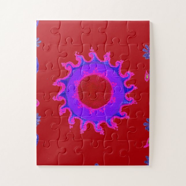 Quebra-cabeça Belo e espantoso Design de Motif Mendi Art (Vertical)