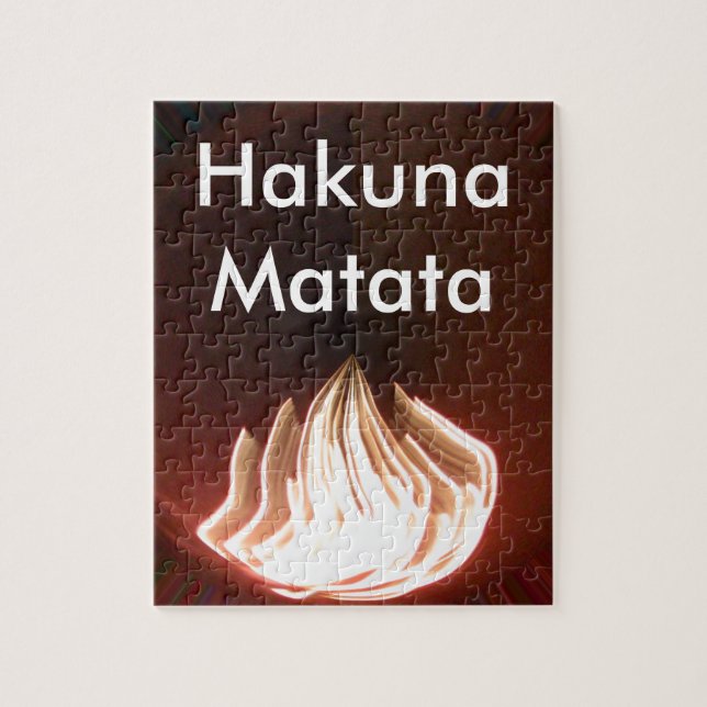 Quebra-cabeça Belo Impressão de Arte Abstrato (Vertical)