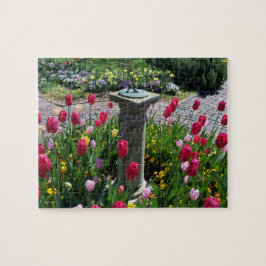 Quebra-cabeça Belo Jardim Flor