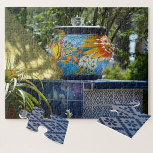Quebra-cabeça Belo Jardim Inspirado Mexicano