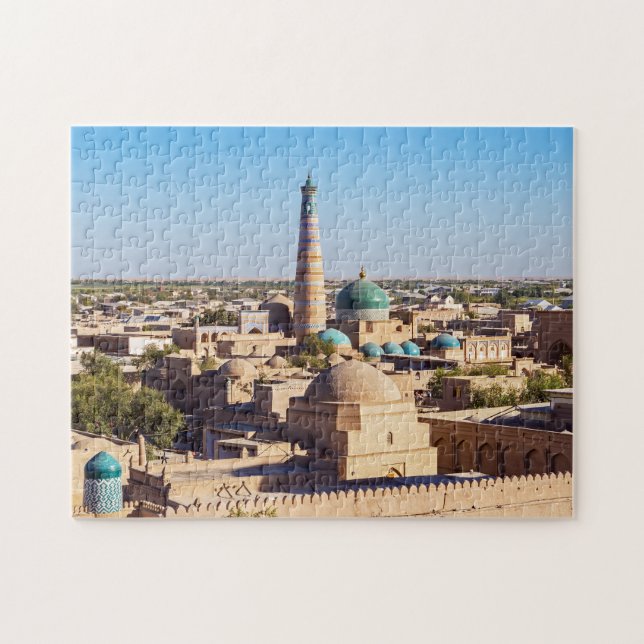 Quebra-cabeça belo Khiva - Uzbequistão, Ásia (Horizontal)