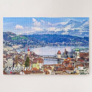 Quebra-cabeça Belo Lucerne, Suiça