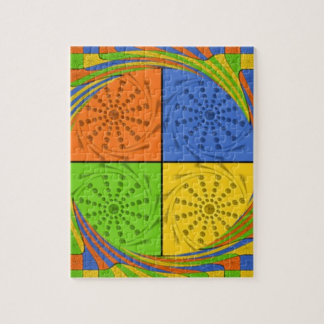 Quebra-cabeça Belo padrão egípcio: um Design surpreendente (Vertical)