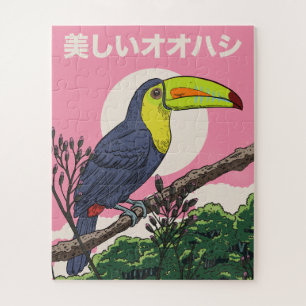 Quebra-cabeça Belo Pássaro Tucano