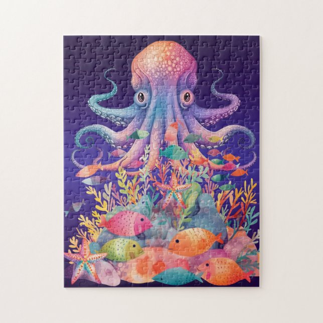 Quebra-cabeça Belo peixe (Vertical)